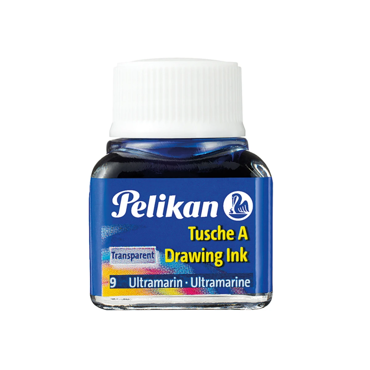 Tinta da china pelikan frasco 10 ml azul ultramar