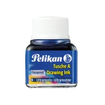 Tinta da china pelikan frasco 10 ml azul ultramar