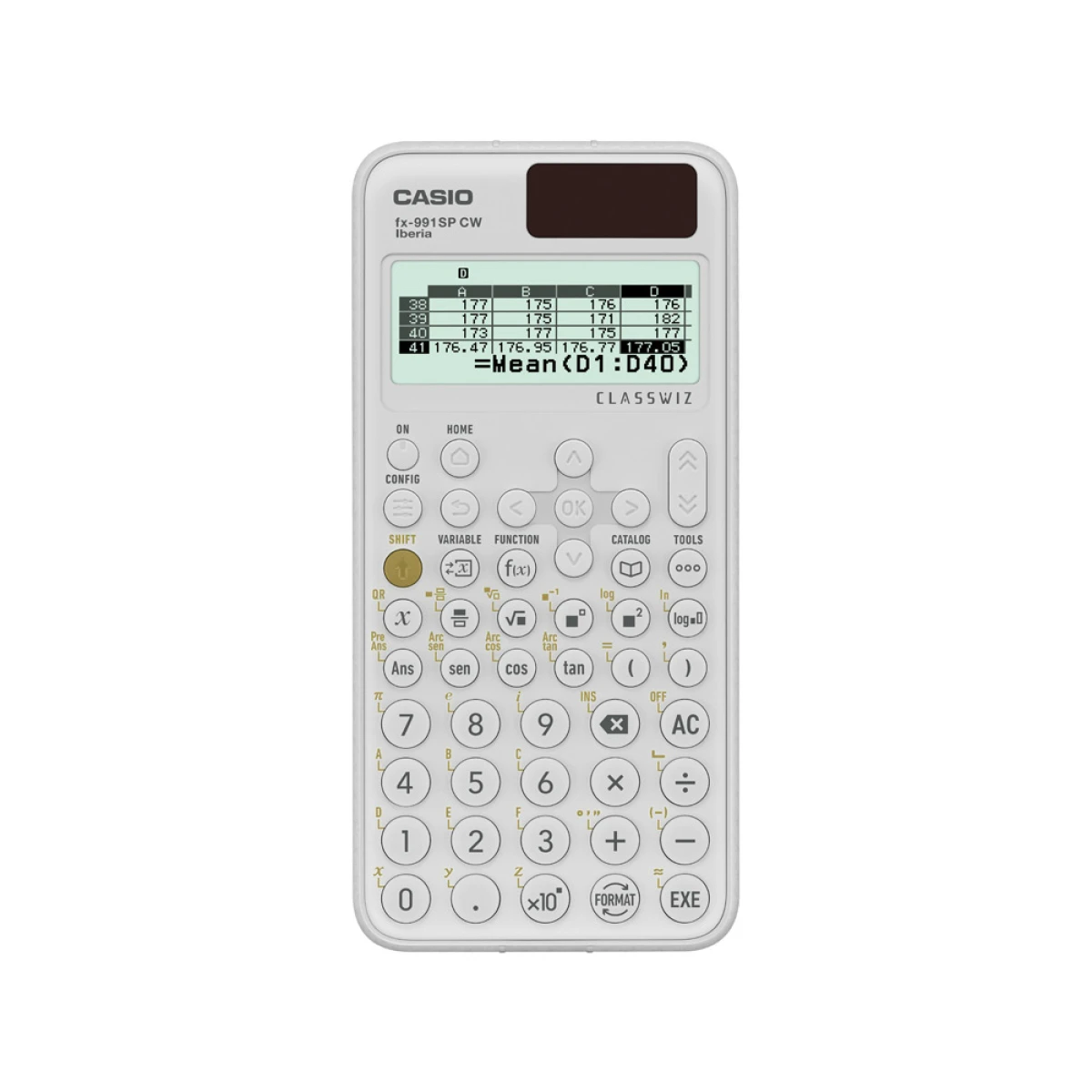 Calculadora casio fx-991sp cw iberia classwiz cientifica 560 funciones 9 memorias 10+2 digitos 5 idiomas com capa