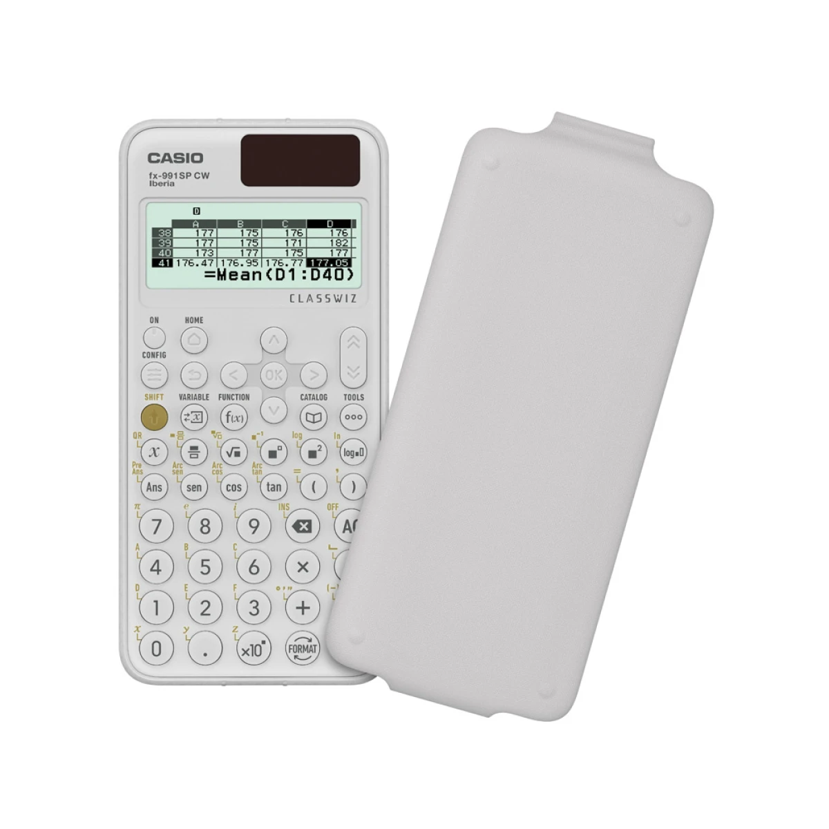 Calculadora casio fx-991sp cw iberia classwiz cientifica 560 funciones 9 memorias 10+2 digitos 5 idiomas com capa