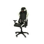 Cadeira pyc gaming chair giratoria simi pele regulavel em altura preta 1200+80x670x670 mm