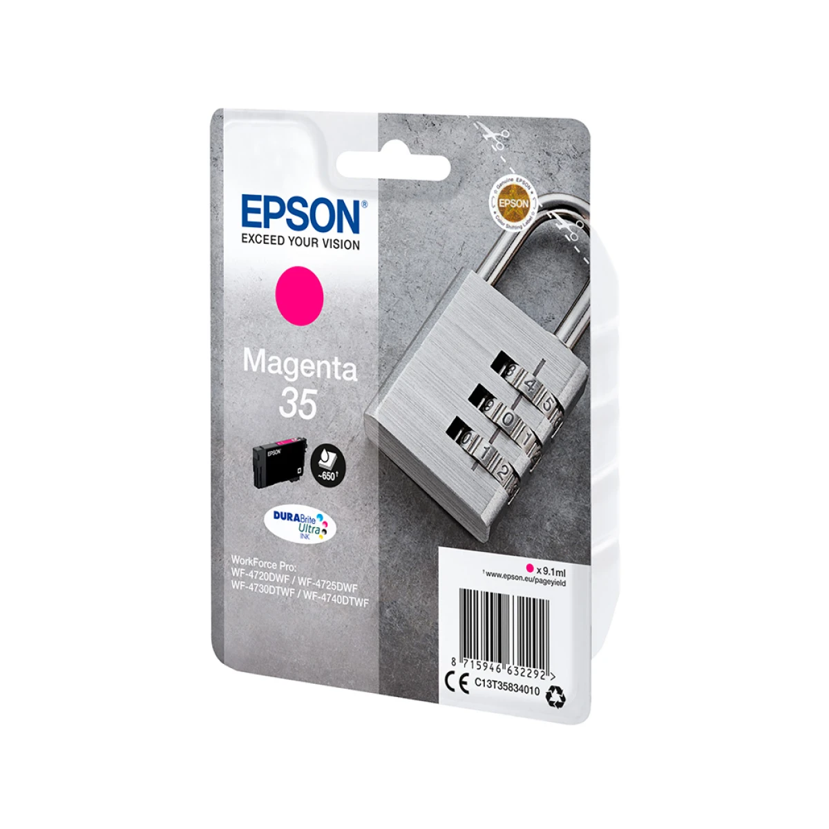 Galery – Epson Padlock C13T35834010 tinteiro 1 unidade(s) Original Rendimento padrão Magenta0