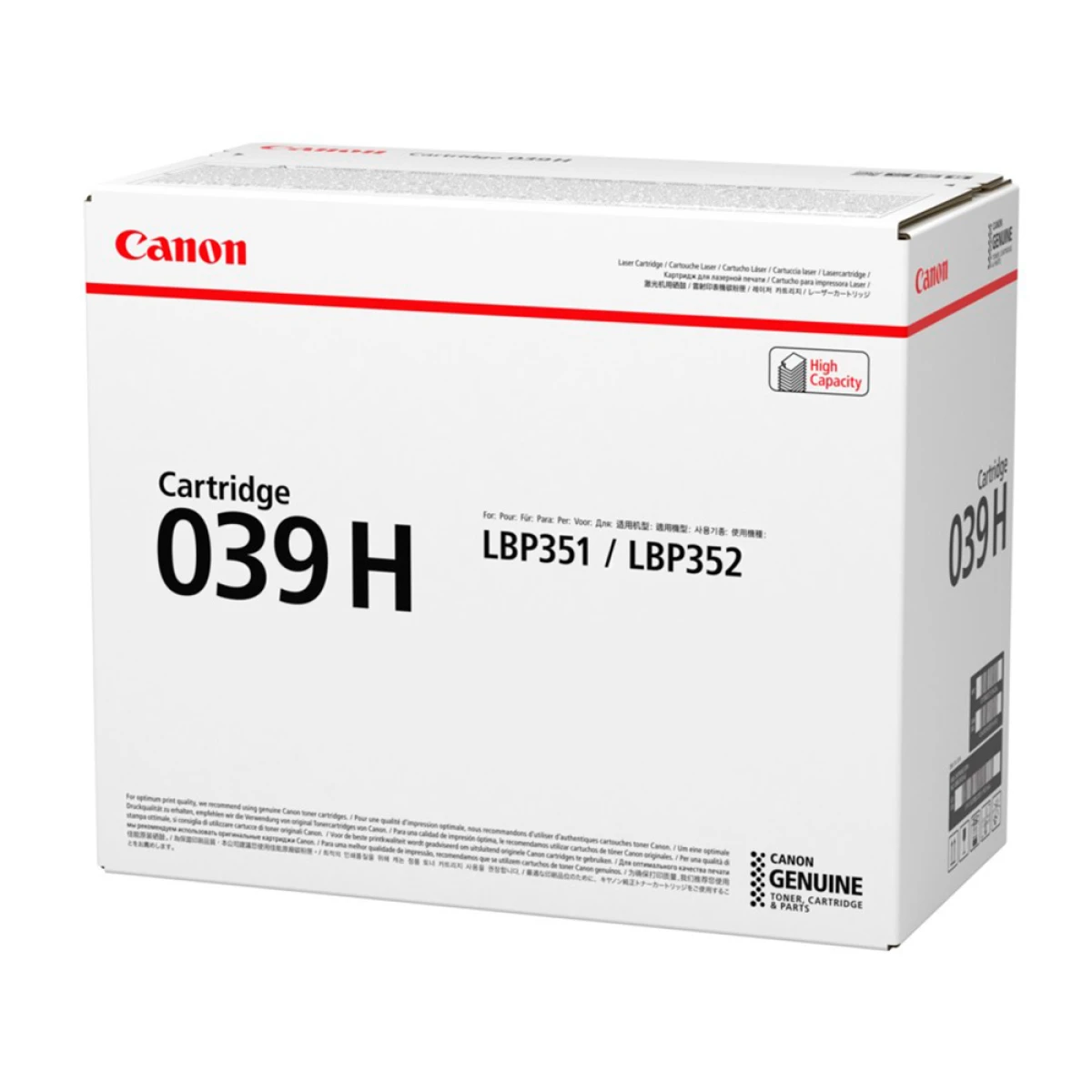 Canon 039H toner 1 unidade(s) Original Preto