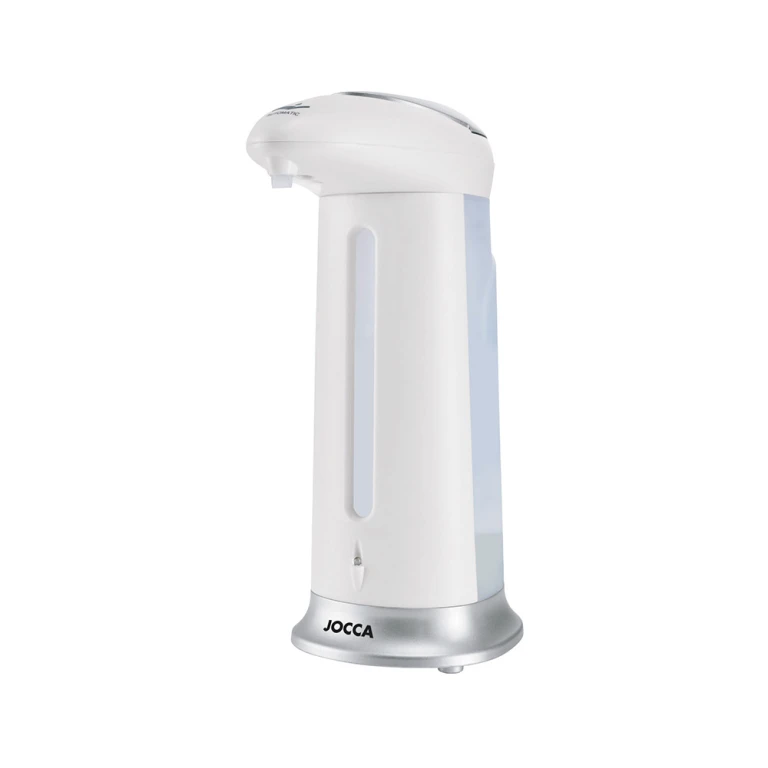 Dispensador automatico sabao/gel jocca com indicador led capacidade 280 ml 83x125x200 mm