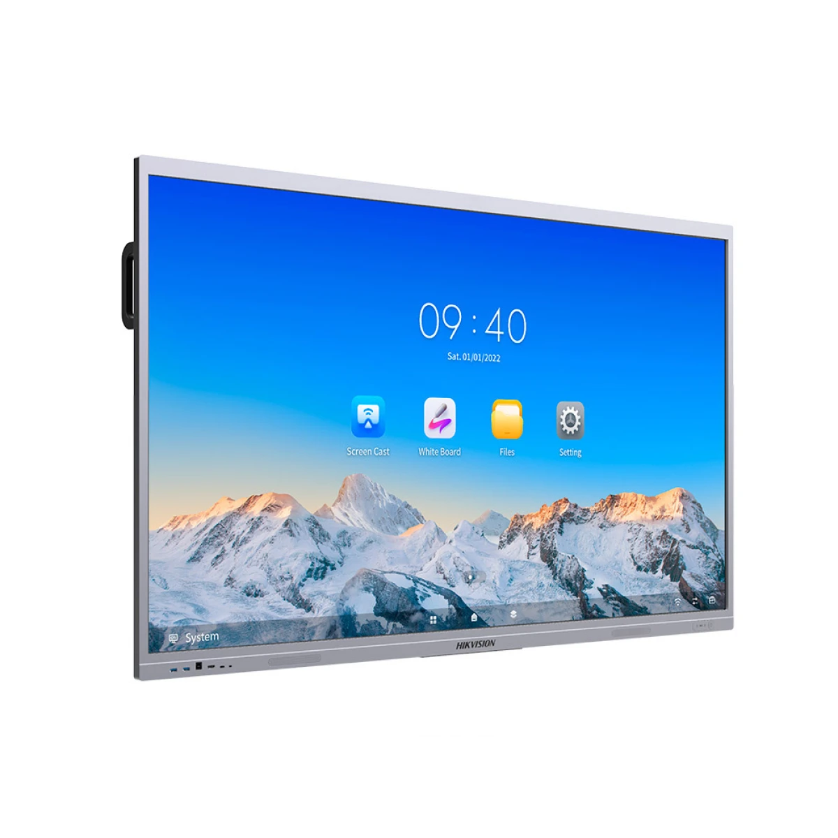 Pantalla interactiva hikvision 86/' 3840x2160 pixeles 4k wifi/bluetooh android 13.0 8gb memoria