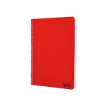 Caderno espiral liderpapel din a5 smart capa suave 80 f 75 gr quadricula 5mm com margem cores sortidas - 5 unidades