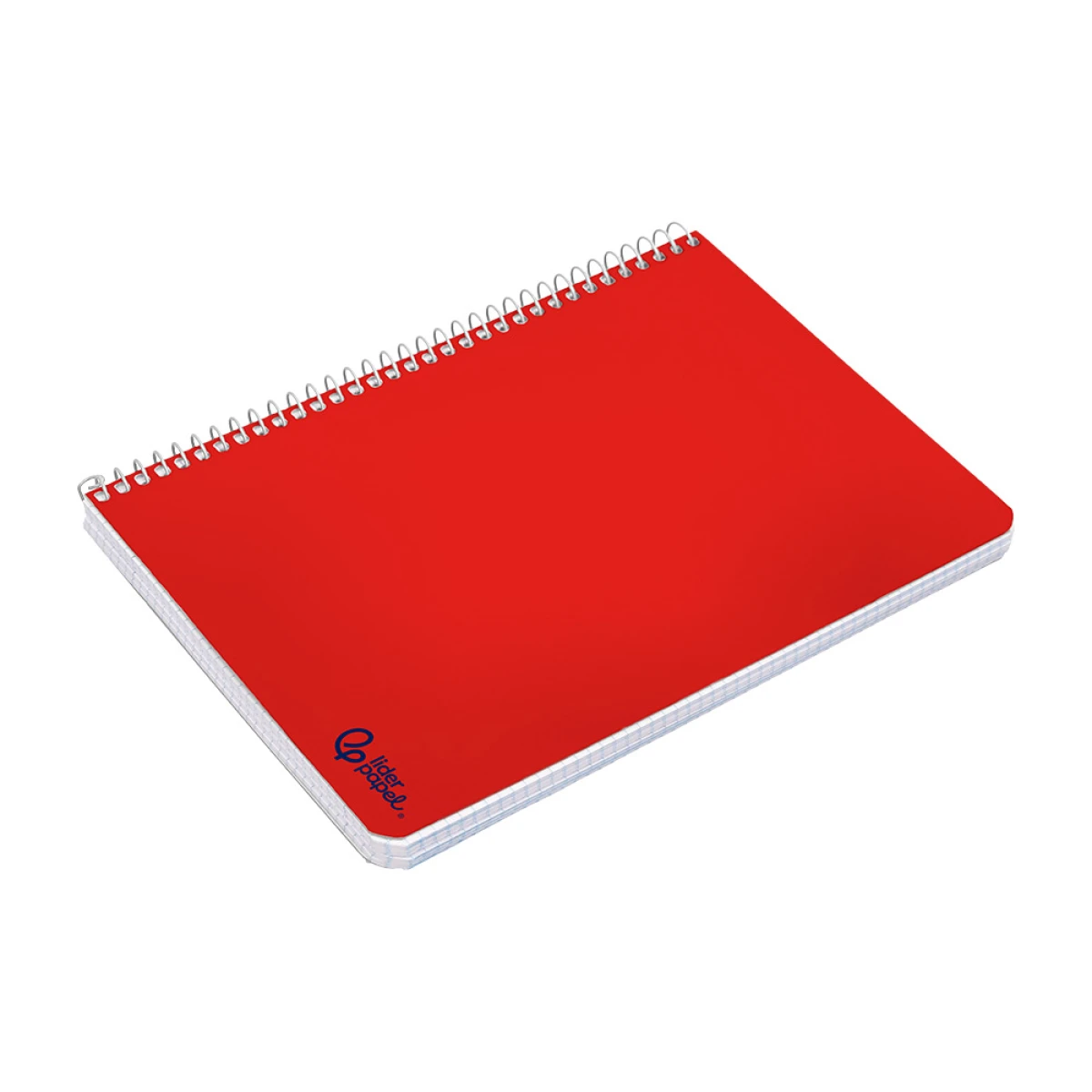 Caderno espiral liderpapel din a5 smart capa suave 80 f 75 gr quadricula 5mm com margem cores sortidas - 5 unidades