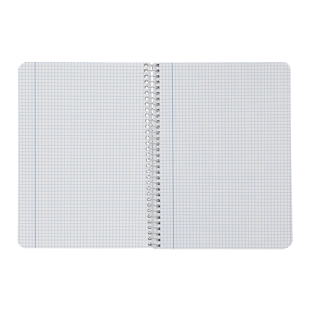 Caderno espiral liderpapel din a5 smart capa suave 80 f 75 gr quadricula 5mm com margem cores sortidas - 5 unidades