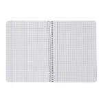 Caderno espiral liderpapel din a5 smart capa suave 80 f 75 gr quadricula 5mm com margem cores sortidas - 5 unidades