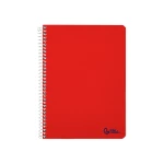 Caderno espiral liderpapel din a5 smart capa suave 80 f 75 gr liso sem margem cores sortidas - 5 unidades