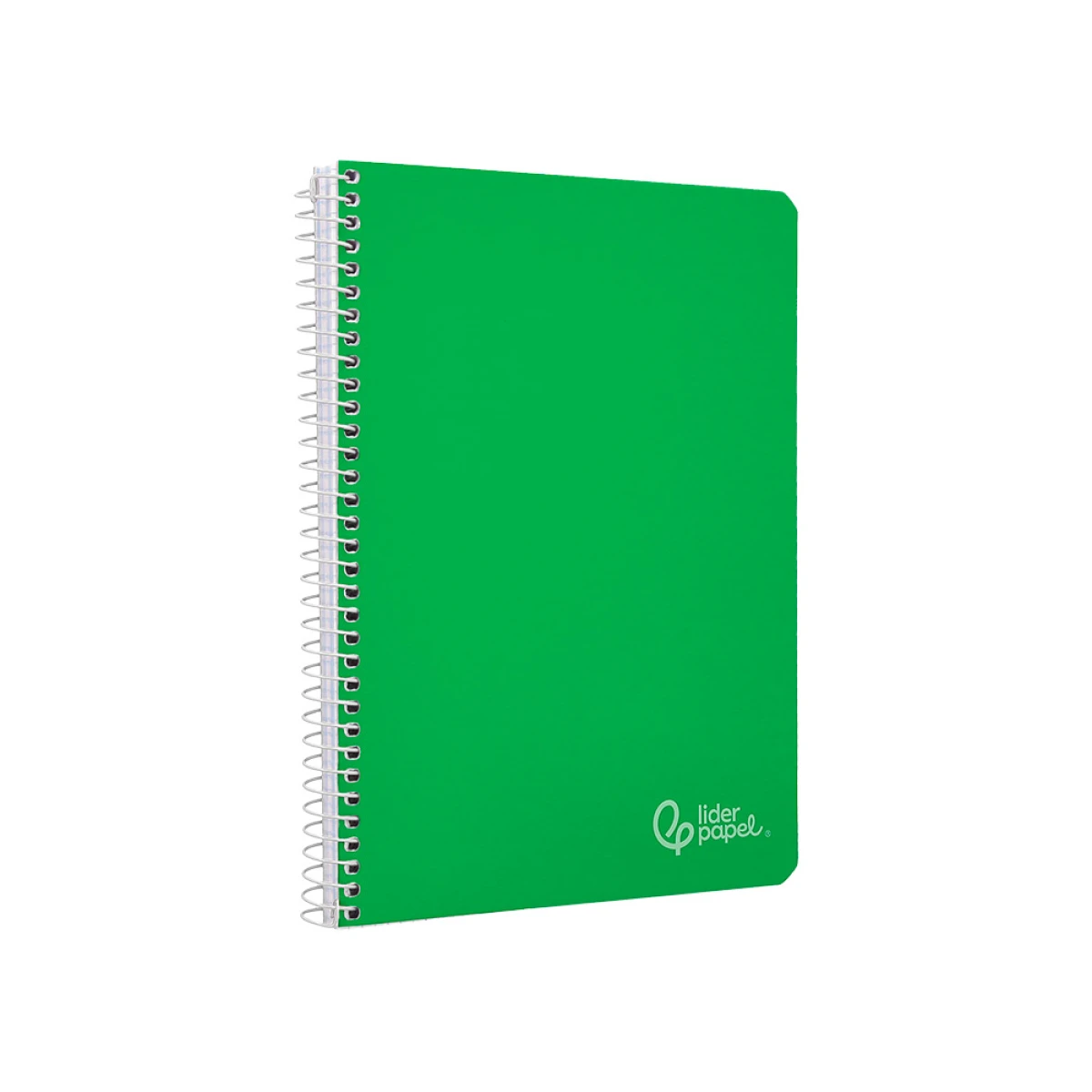 Cuaderno espiral liderpapel din a5 witty tapa dura 80h 90gr cuadro 4mm con margen color verde - 5 unidades