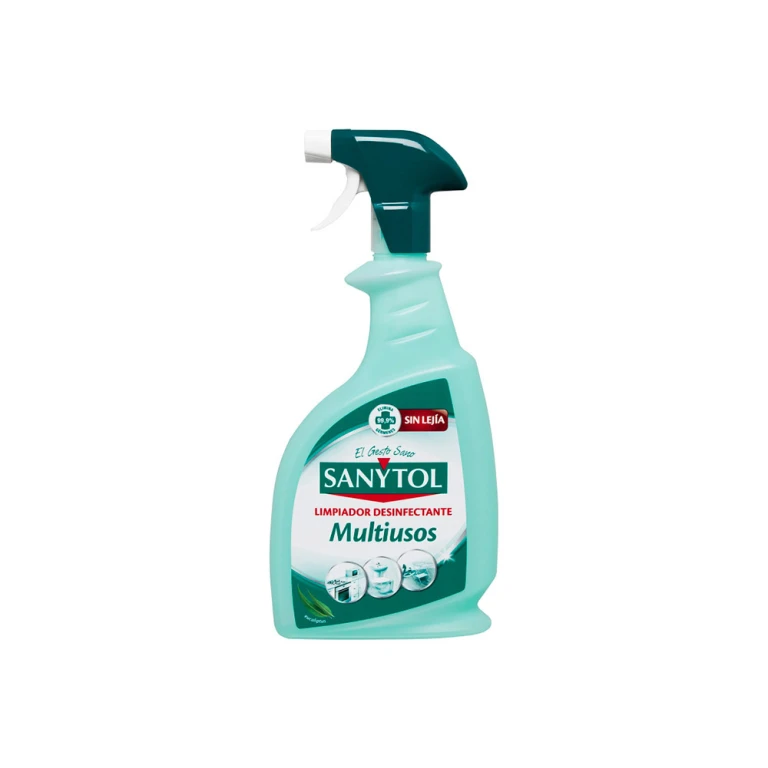 Detergente desinfetante sanytol multiusos aroma eucalipto frasco de 750 ml