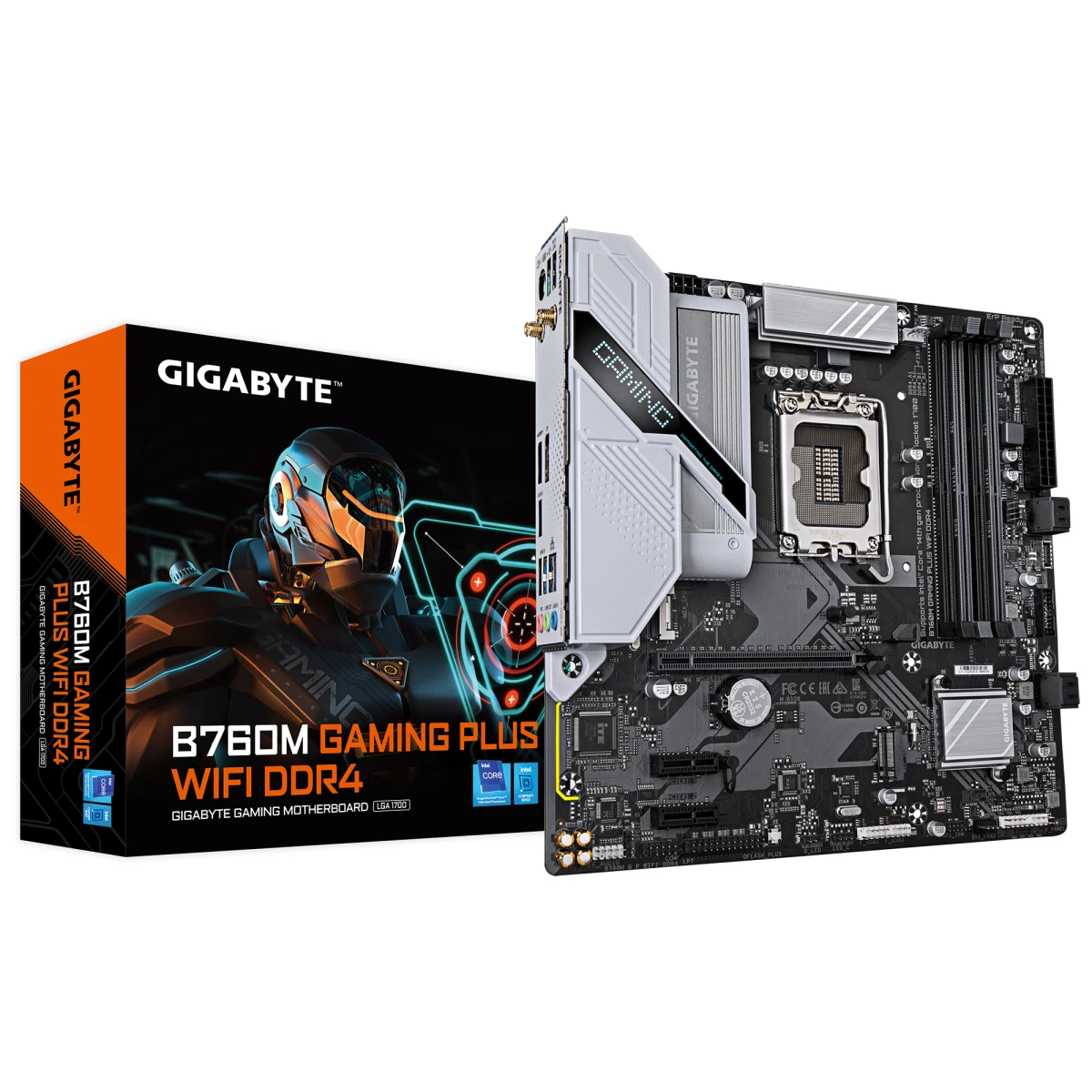 GIGABYTE B760M GAMING PLUS WIFI DDR4 Intel B760 LGA 1700 micro ATX