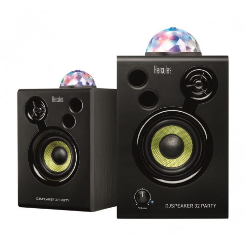 Hercules DJ Speaker 32 Party Negro Com fio 30 W