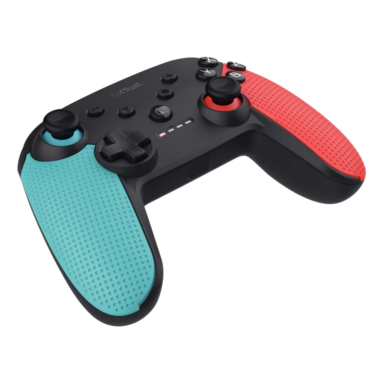 Trust GXT 1246B Muta Preto, Azul, Vermelho Bluetooth Gamepad Nintendo Switch, Nintendo Switch Lite