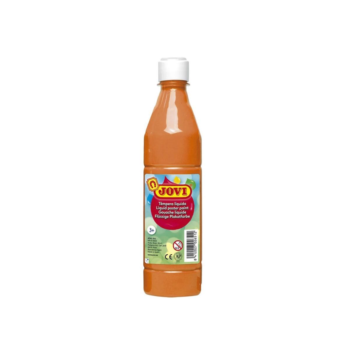 Guache liquido jovi 500 ml laranja