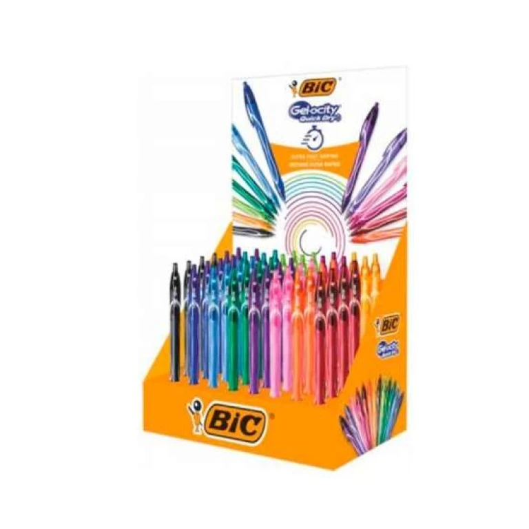 Esferografica bic gelocity quickdry expositor de 48 unidades