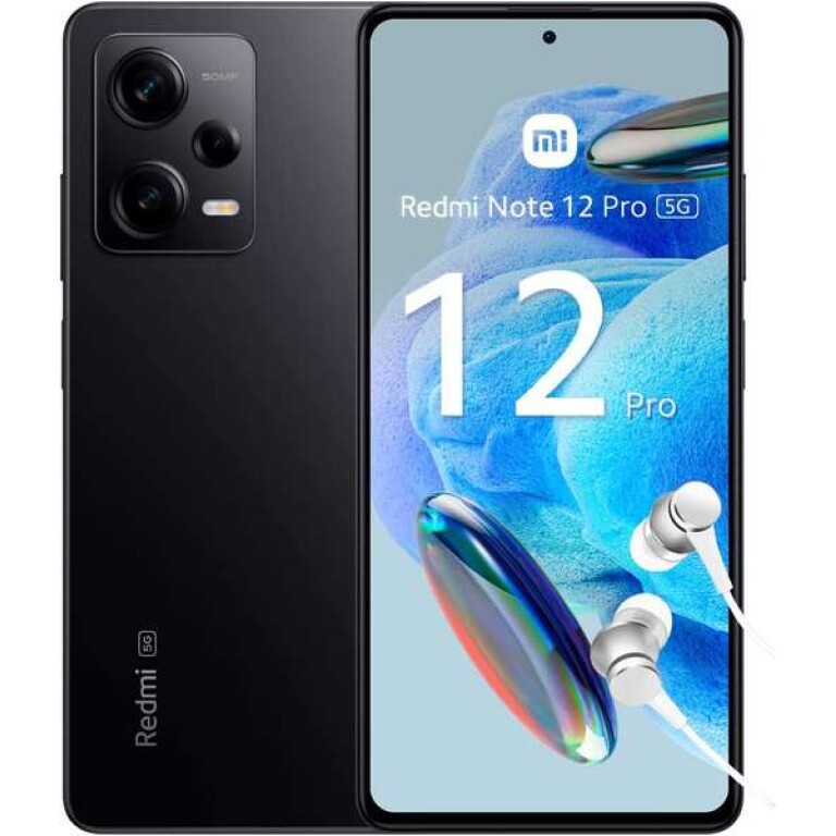 Xiaomi Redmi Note 12 Pro 5G Smartphone Tela Amoled 6,67" FHD+ 120Hz - 8GB - 256GB - Câmera Tripla 50MP - Bateria 5000mAh - Carga Rápida 67W