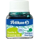 Tinta da china pelikan frasco 10ml nº 7 verde escuro