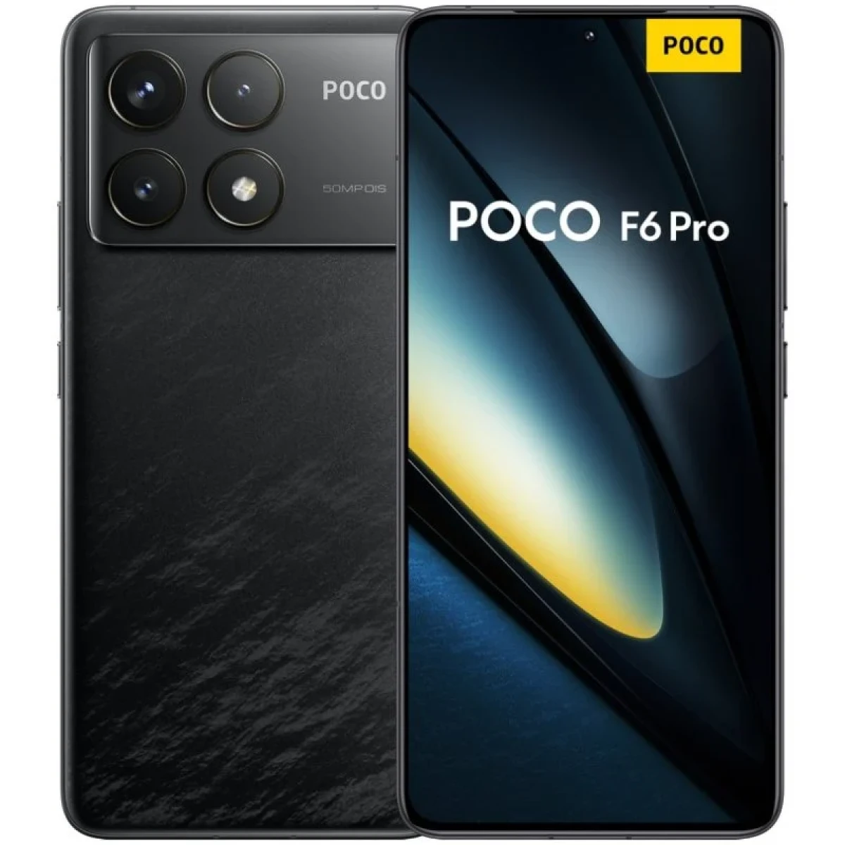 Smartphone Poco F6 Pro 5G Tela AMOLED 6,67" WQHD+ - 12GB - 512GB - Câmera principal 50MP - Bateria 5000mAh - Suporta carregamento de 120W - Cor preta