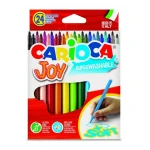 Marcador carioca joy caixa de 24 cores