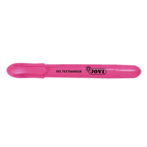 Marcador de cera gel jovi fluorescente rosa caja de 12 unidades