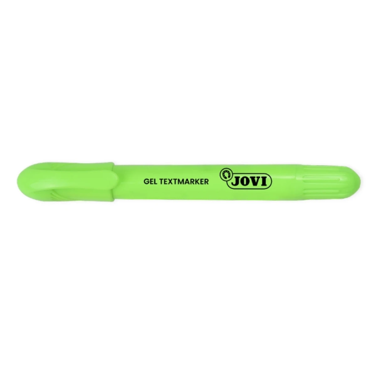 Marcador de cera gel jovi fluorescente verde caja de 12 unidades