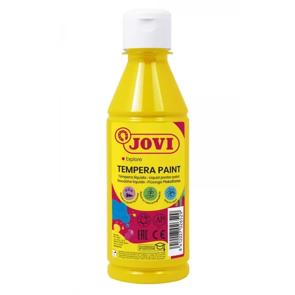 Guache liquido jovi 250 ml -amarelo