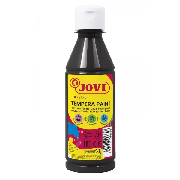 Guache liquido jovi 250 ml -preto