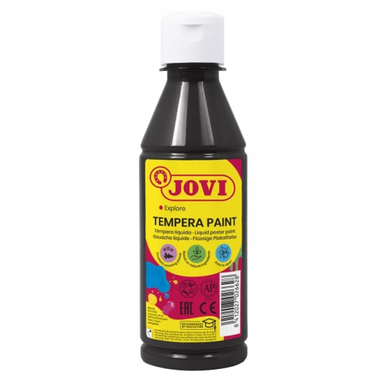 Guache liquido jovi 250 ml -preto