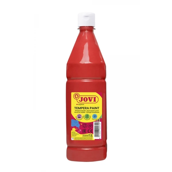 Guache liquido jovi 1000 ml vermelho