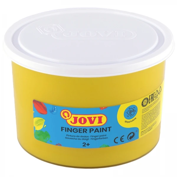 Pintura a dedos jovi 500 ml amarelo