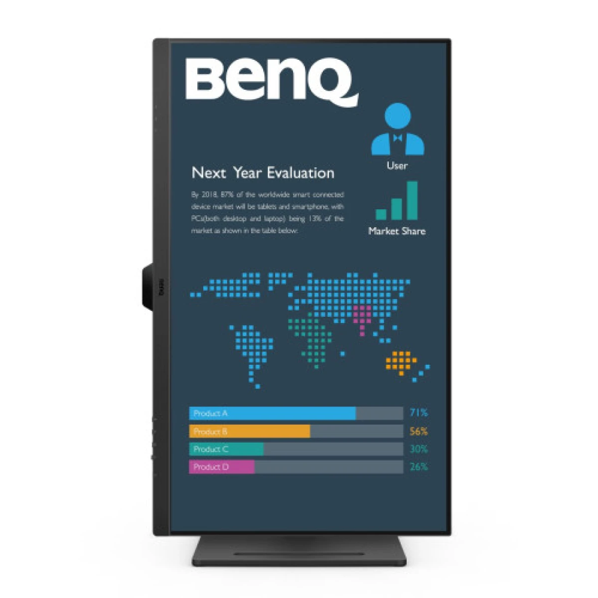 BenQ BL2490 monitor de ecrã 60,5 cm (23.8") 1920 x 1080 pixels Full HD Preto