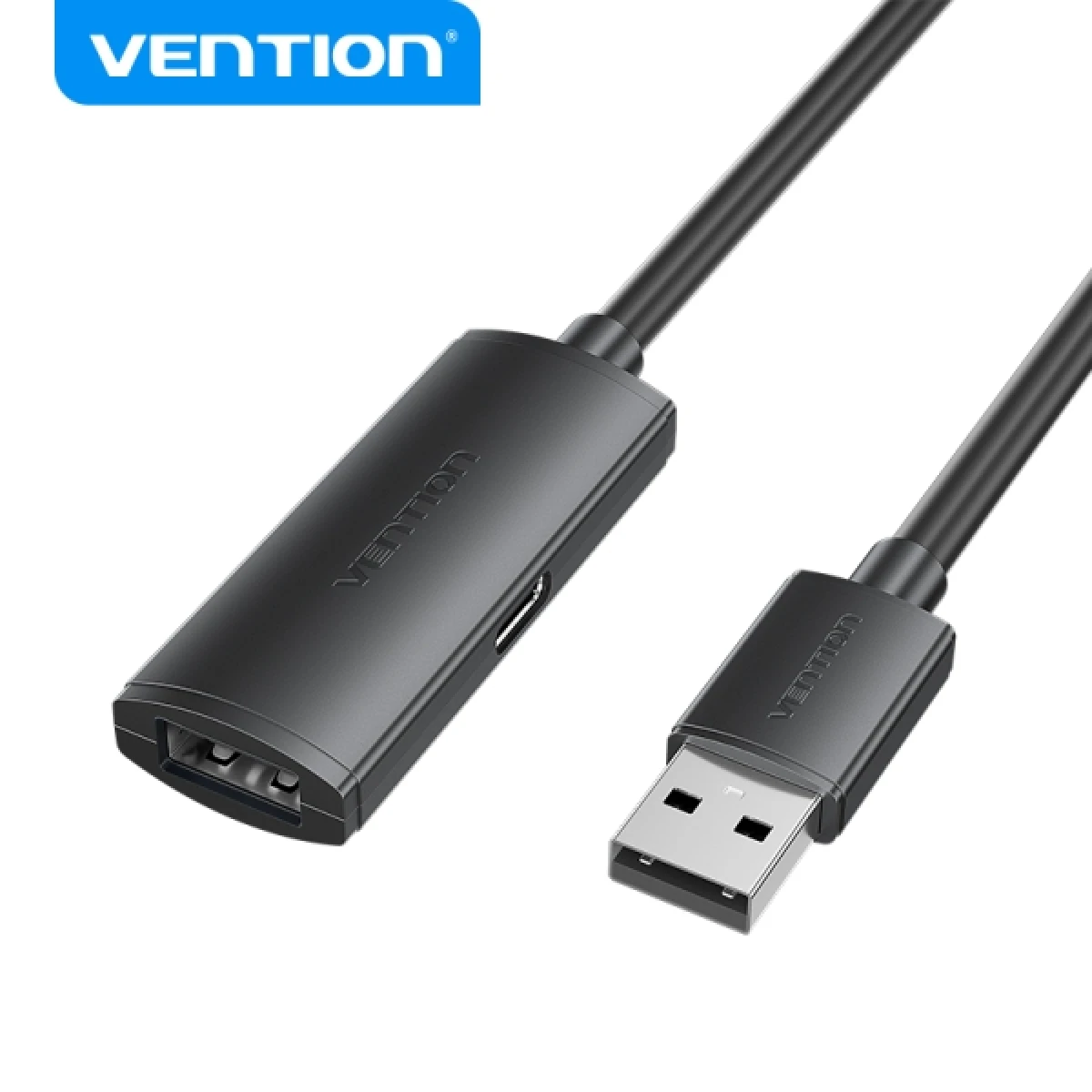 Thumbnail-Vention Active Extension Cable USB 2.0 – Transferência 480 Mbps – Conexão Estável – Cor Preto