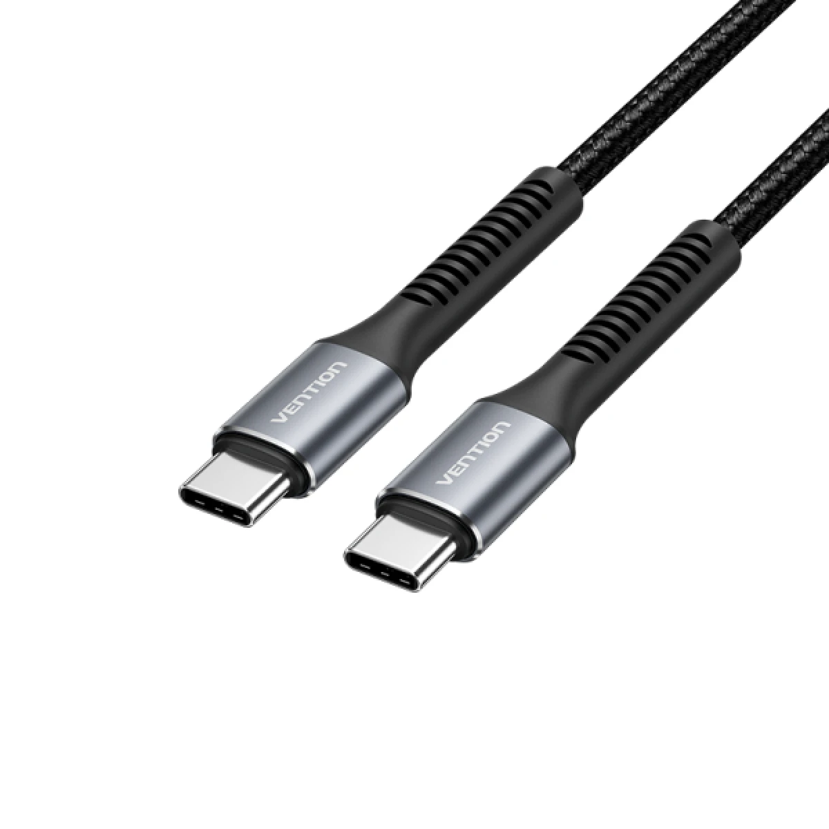 Thumbnail-Cabo Vention USB-C para USB-C – Transmissão 480Mbps – Potência 60W – Material Alumínio – Conector USB-C Macho para USB-C Macho – Cor Preto