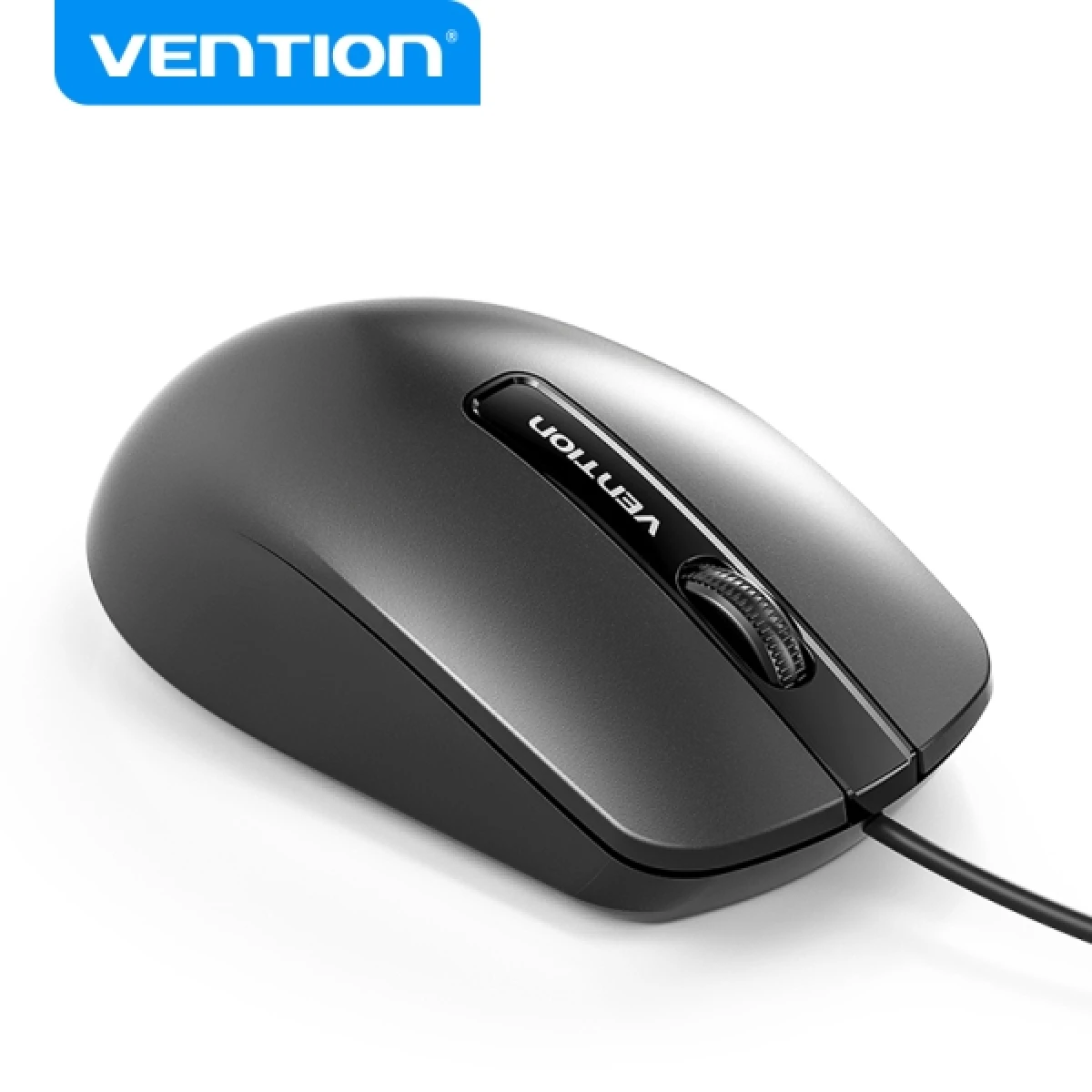 Thumbnail-Vention KTA Mouse USB-A – 3 Botões – DPI 1200 – Materiais PVC e ABD – Cor Preto