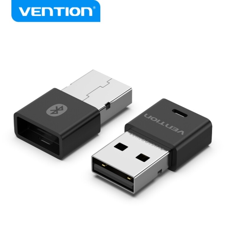 Thumbnail-Adaptador Vention NAHB0 USB Bluetooth 5.3 – Áudio 24 bits/192 kHz – Emparelhamento de 5 dispositivos – Alcance 20m – Cor Preto