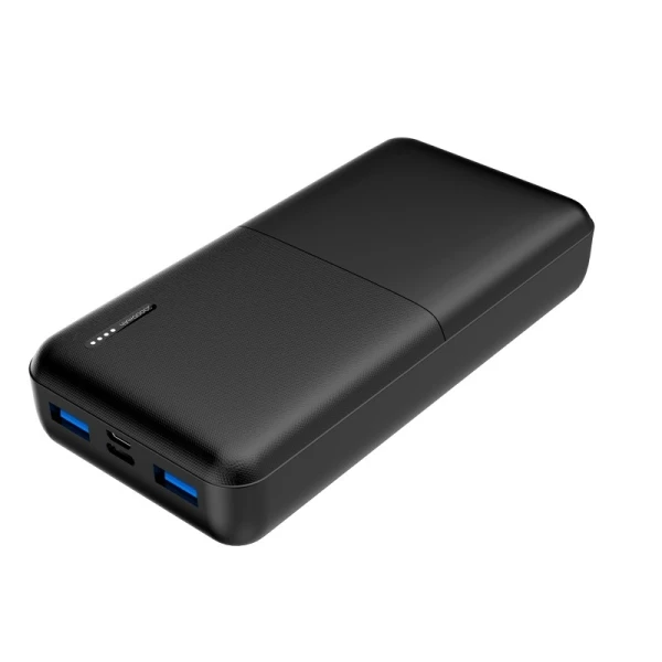 Thumbnail-Bateria Externa/Power Bank DCU Tecnologic 20000 mAh – Power Delivery 20W + Quick Charge 22,5W – Portas 2x USB-A, 1x USB-C – Cor Preto