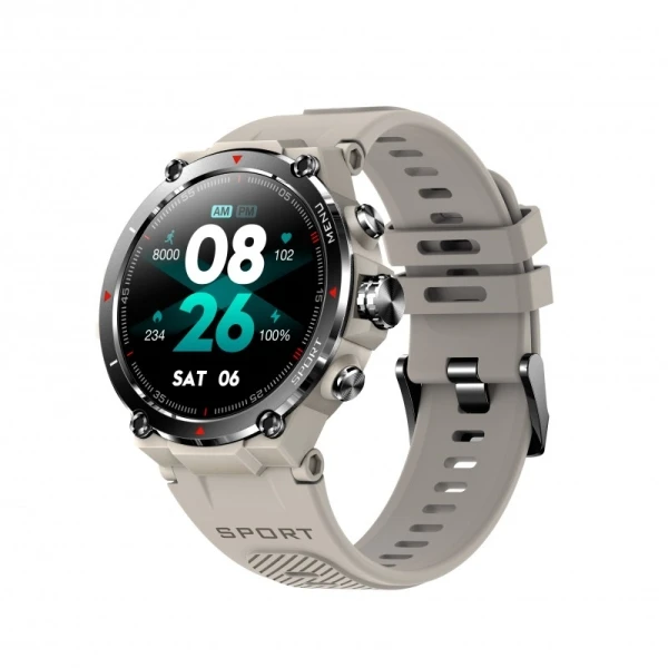 Thumbnail-DCU Tecnologic Smartwatch Tela AMOLED 1.30″ Bluetooth 5.1 – 14 Modos Esportivos – Resistência IP68 – Cor Cinza