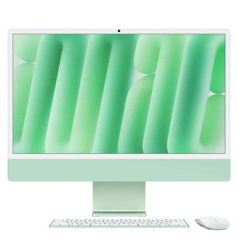 APPLE iMac 24" Retina 4.5K Apple M4 chip with 10-core CPU and 10-core GPU, 24GB, 512GB SSD - Green