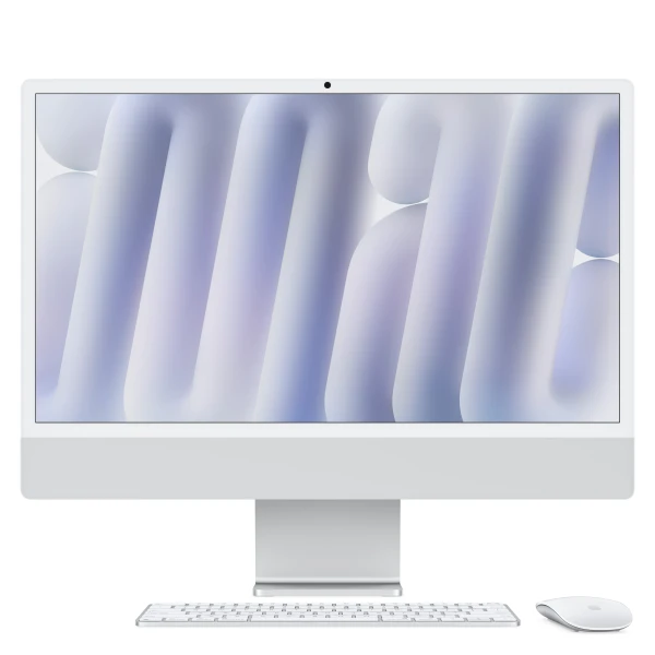 APPLE iMac 24" Retina 4.5K Apple M4 chip with 10-core CPU and 10-core GPU, 16GB, 256GB SSD - Silver