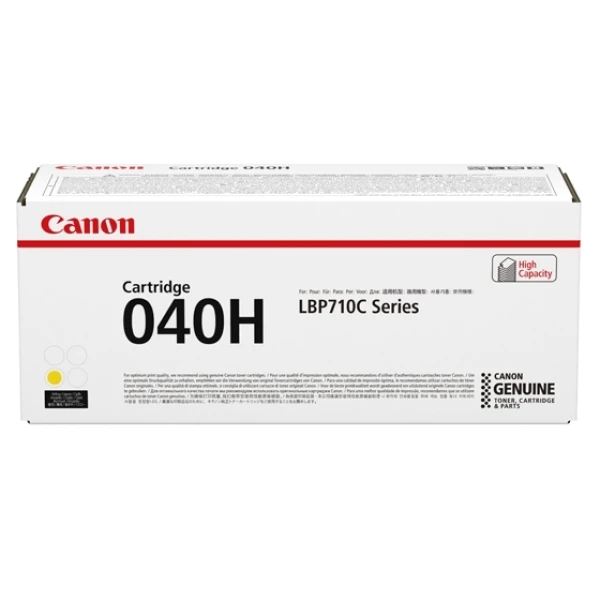 Canon 040H toner 1 unidade(s) Original Amarelo