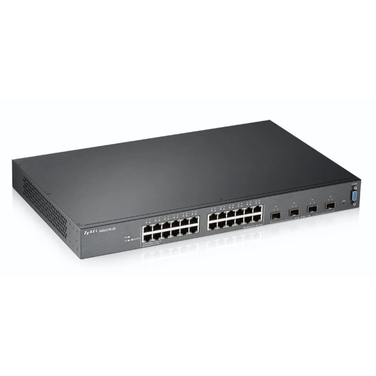 Zyxel XGS2210-28 Gerido L2 Gigabit Ethernet (10/100/1000) 1U Preto