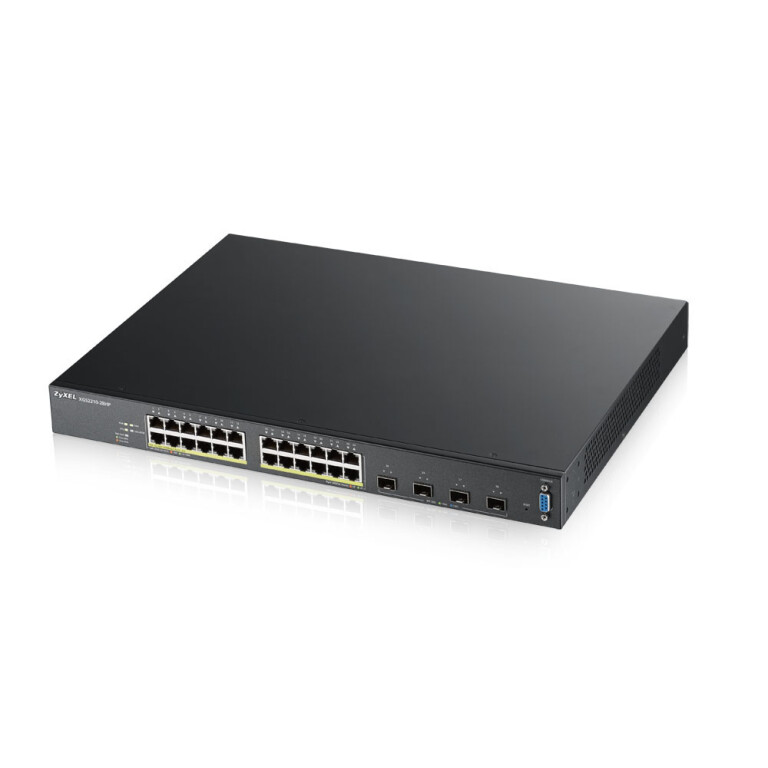 Zyxel XGS2210-28HP Gerido L2 Gigabit Ethernet (10/100/1000) Power over Ethernet (PoE) 1U Preto