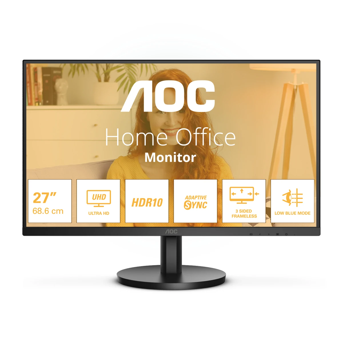 Galery – AOC B3 U27B3M monitor de ecrã 68,6 cm (27″) 3840 x 2160 pixels 4K Ultra HD LCD Preto0