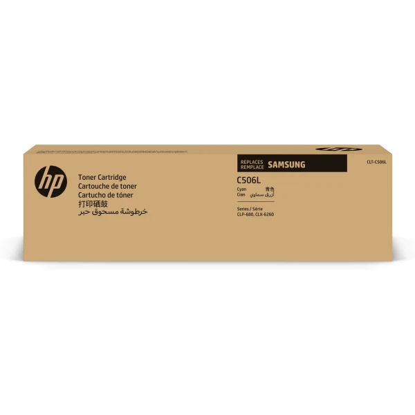 Samsung Toner HP CLT-C506L Original Ciano de Elevado rendimento