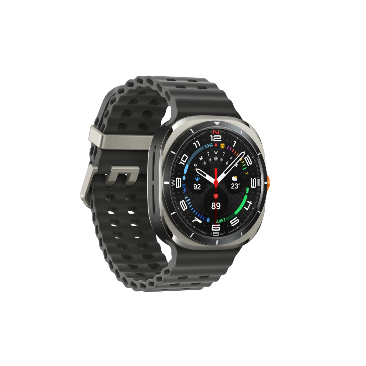 Samsung Galaxy Watch Ultra 3,81 cm (1.5") AMOLED 47 mm Digital 480 x 480 pixels Ecrã táctil 4G Prateado Wi-Fi GPS