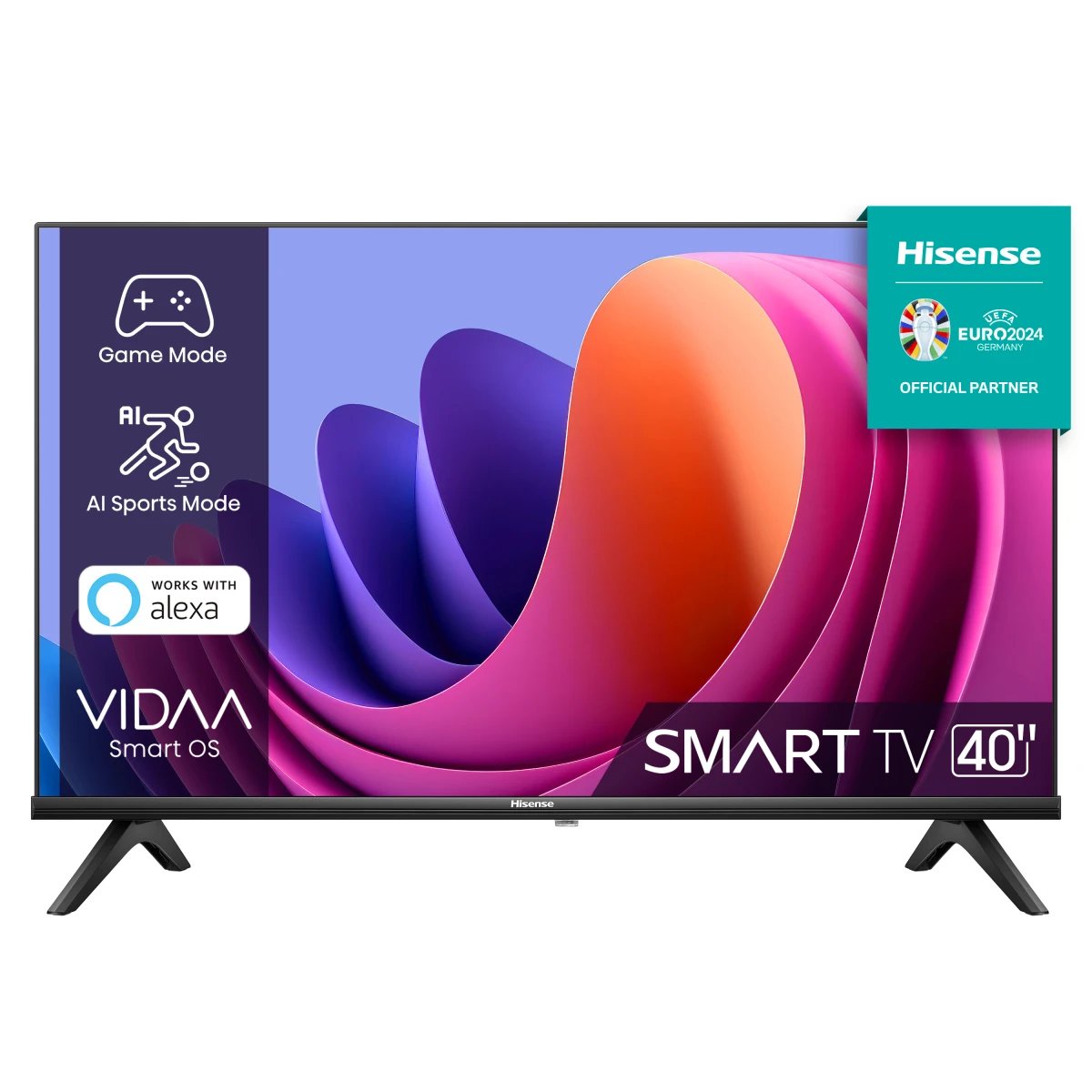 Thumbnail-Hisense 40A4N TV 101,6 cm (40″) Full HD Smart TV Wi-Fi Preto 200 cd/m²