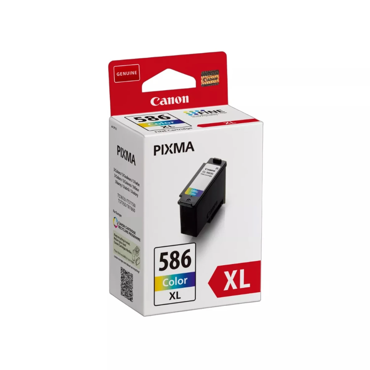 Galery – Canon CL-586XL tinteiro 1 unidade(s) Original Rendimento alto (XL) Ciano, Magenta, Amarelo0