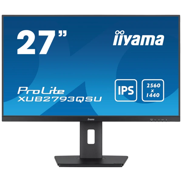 Thumbnail-iiyama XUB2793QSU-B7 monitor de ecrã 68,6 cm (27″) 2560 x 1140 pixels Wide Quad HD LED Preto